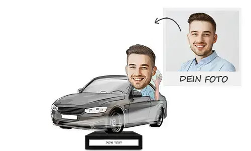 Photo decoration as a gift for a car driver