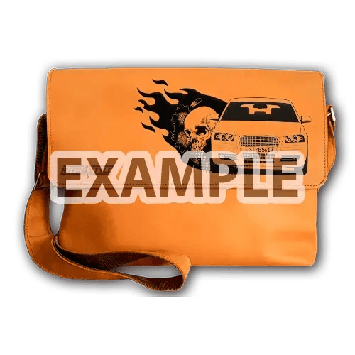  Schwarze Ledertasche
