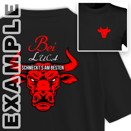 Grill T-shirt met Naam Gepersonaliseerd