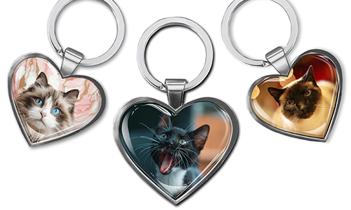 Porte-clés cœur personnalisé – le meilleur cadeau pour un propriétaire de chien