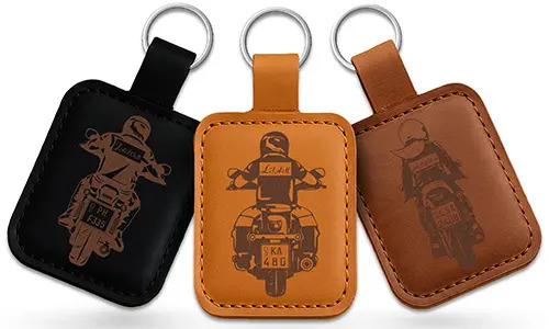 Real Leather Keychain