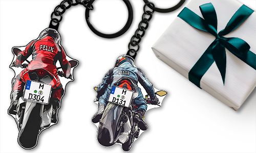 Sport-Motorrad-Schlüsselanhänger – Geschenk für deinen Freund