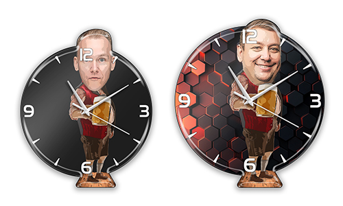 Personalized Wall Clock Comic Hobby - Octoberfest