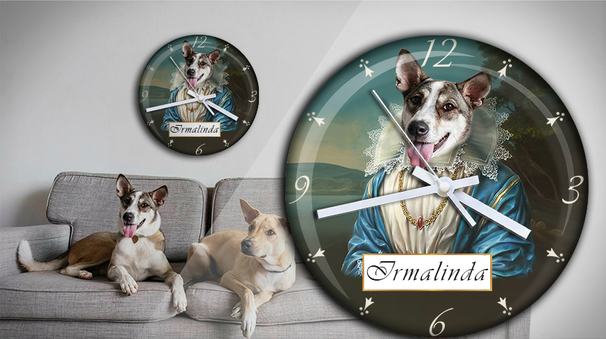 Wanduhr Tier Royal