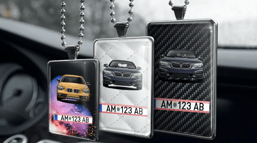 Autospiegel decoratie