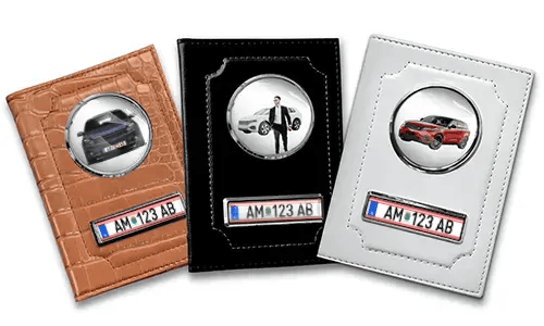 Personalized car document holder for him