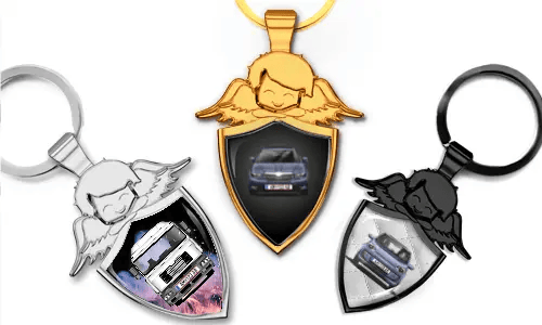 Guardian-Angel-Keychain-Shild