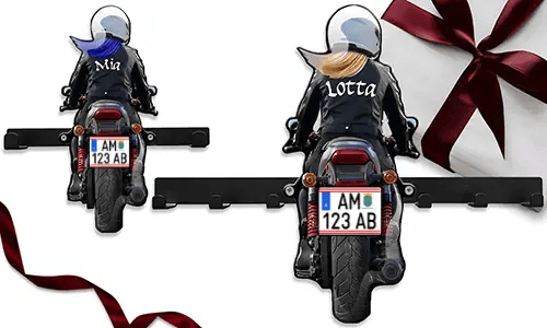 Grande supporto per chiavi da parete per la tua adorabile nonna - il suo nome e la targa sopra!