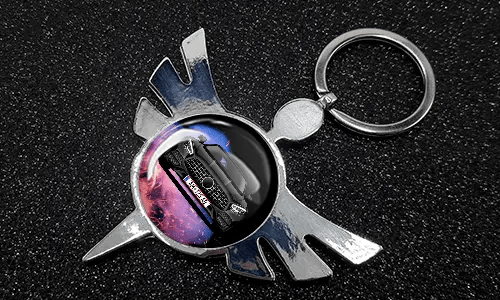 Angel Keychain Round Auto