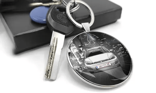 PORTE-CLÉS ROND - PREMIUM XL