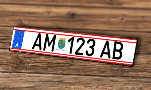 Etiqueta de vehículo