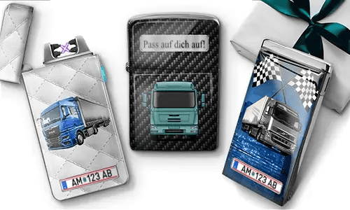 Briquet personnalisé pour les amateurs de camions