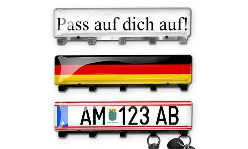 Luxe sleutelbord - Chroom