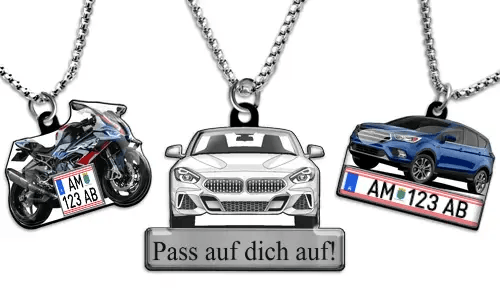 Collier Photo Voiture