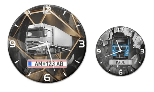 Wall clock for truck lovers