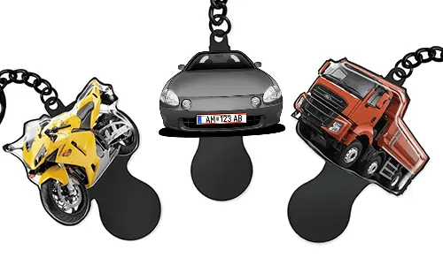 Jeton de caddie personnalisé