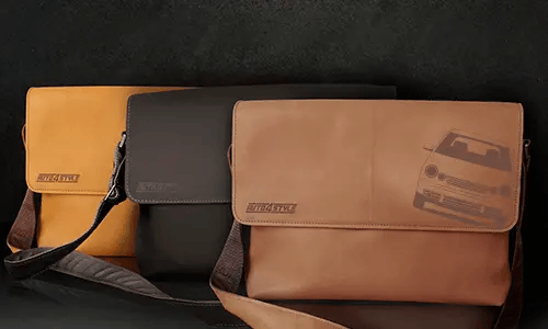 damen und herrren leder umhängetasche in drei Farben ledertasche modern