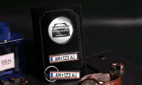 Personalized vehicle document holder