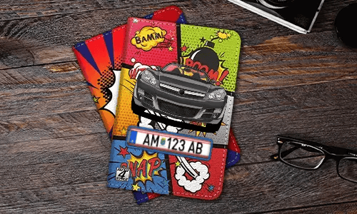 auto hülle Comic 3 in einer Tasche auto schutzhülle innen