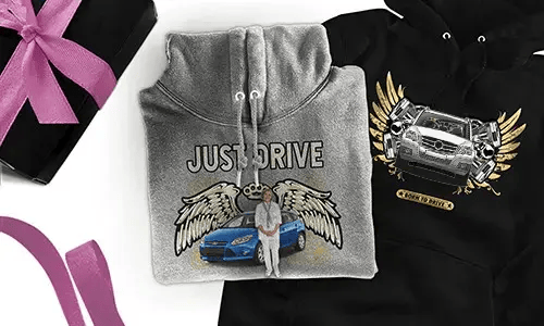 auto pullover Schwarz mit schwarzem Auto pullover auto