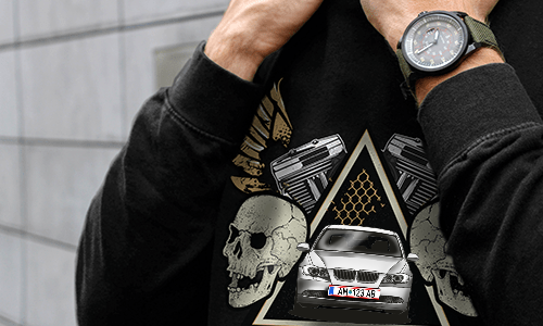 auto pullover Schwarz mit schwarzem Auto pullover auto