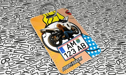 Innenspiegel anhänger mit Motorrad Foto anhänger für innenspiegel