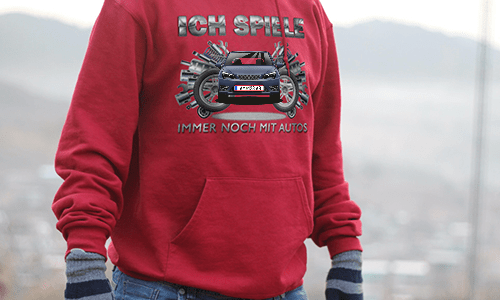 tuning pullover Rot tuning hoodie