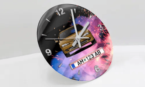 wanduhr mit foto auf mit dem Audifoto wanduhr foto