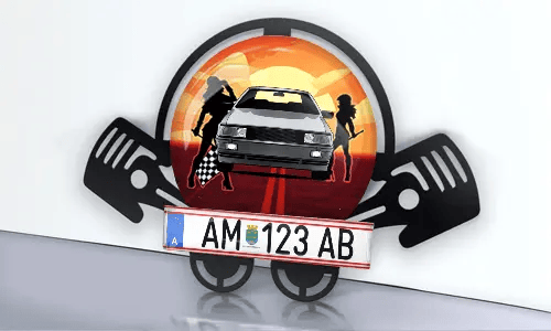 Autoschlüsselanhänger auf dem Tisch individueller schlüsselanhänger