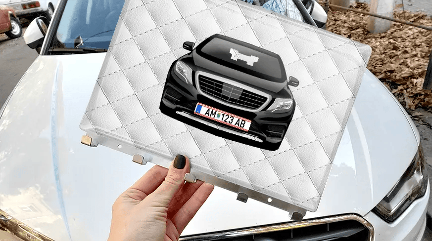 Keyholder-wall Quadrangular Epoxy