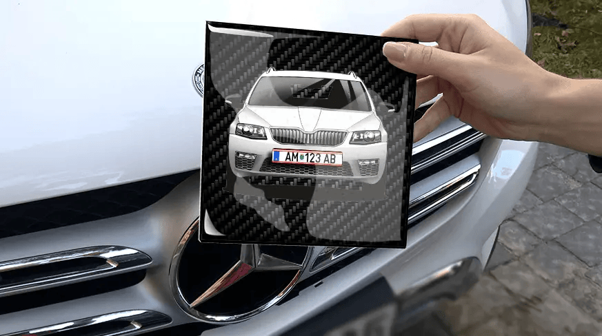 Magnet Čtyřhranný bezrámový