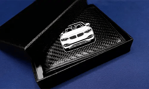 Wallet Carbon UV Print