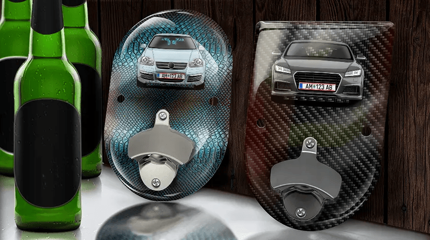 Apribottiglie a parete